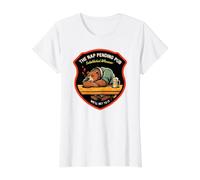 The Nap Pending Pub Funny Sleepy Bear Beer Lover Jubilación Camiseta gráfica económica, Mujer, Blanco, M