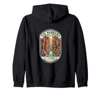 The Narrows Zion National Park Stream Senderismo Insignia Sudadera con Capucha
