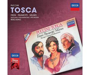 The National Philharmonic Orchestra Sherrill Milnes Mirella Freni Luciano Pavarotti Nicola Rescigno - Puccini: Tosca