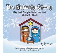 The Nativity Story Big and Simple Coloring and Activity Book