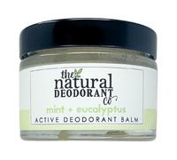 The Natural Deodorant Co, Active Deodorant Balm, On the Go Application, For Gym Use, Mint & Eucalyptus, 55g