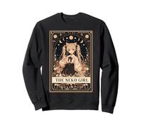 The Neko Girl Anime Manga Japonés Cat Girl Tarot Card Sudadera