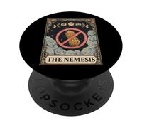 The Nemesis Peanut Allergy Tarot Card Witchy Moon PopSockets PopGrip Adhesivo