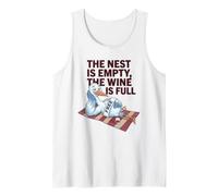 The Nest Is Empty, Cita Amante del Vino Humor Vacío Divertido Camiseta sin Mangas