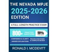 The Nevada MPJE 2025-2026 Edition: Your Complete Roadmap to Navigating Pharmacy Law, Featuring Targeted Review, Realistic Practice Questions, and Clear Legal Breakdowns.