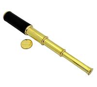 The New Antique Store Telescopio de bolsillo de latón - Telescopio de barco - 15 "pulgadas