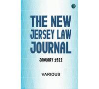The New Jersey Law Journal, January, 1922