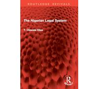 The Nigerian Legal System (Routledge Revivals)