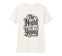The Night is Young Gothic Spooky Halloween Diseño Camiseta Premium