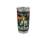 The Night Stalker Episodios completos Collage Cult Horror Vaso térmico de acero inoxidable de doble pared