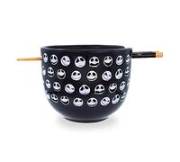 The Nightmare Before Christmas Disney Jack 20-Ounce Ramen Bowl with Chopsticks