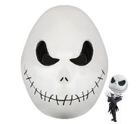The Nightmare Before Christmas Jack Skellington Cosplay Halloween Party Fancy Dress Props Mask Headgear