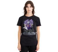 The Nightmare Before Christmas Jack Skellington Graves Ladies T Shirt, Black Camiseta, Negro, M para Mujer