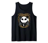 The Nightmare Before Christmas Jack Skellington Shaded Camiseta sin Mangas