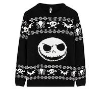 The Nightmare Before Christmas Pesadilla Antes de Navidad Jack Skellington de Punto Jumper