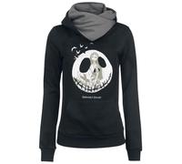 The Nightmare Before Christmas Pesadilla Antes De Navidad Jack Skellington & Sally - Seriously Spooky Mujer Sudadera con Capucha Negro/Gris M