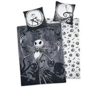 The Nightmare Before Christmas Pesadilla Antes De Navidad Jack Unisex Ropa de Cama Negro 100% algodón