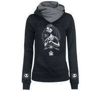 The Nightmare Before Christmas Pesadilla Antes De Navidad Sally Mujer Sudadera con Capucha Negro/Gris XS