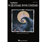 The nightmare before christmas piano, voix, guitare: Music and Lyrics by Danny Elfman (Piano Vocal Series)