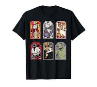 The Nightmare Before Christmas Stained Glass Characters Camiseta