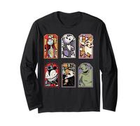 The Nightmare Before Christmas Stained Glass Characters Manga Larga