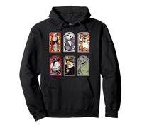 The Nightmare Before Christmas Stained Glass Characters Sudadera con Capucha
