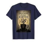 The Nightmare Before Coffee Gothic Dark Idea de Regalo Camiseta