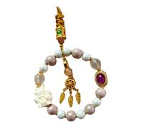 (The Ninetailed Fox )Light Weight Wooden Buddhist Pendant Handmade Car Ornament Decoration for Modern Vehicle Interior Styling Multicolor