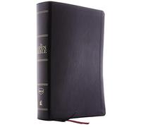 The NKJV, Open Bible, Leathersoft, Black, Red Letter Edition, Comfort Print: Complete Reference System [Idioma Inglés]