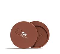 3INA MAKEUP - The No-Rules Powder 688 - Marrón oscuro - Polvo Compacto 3 en 1 Marrón oscuro Ojos Labios y Mejillas con Ácido Hialurónico y Ceramidas - Polvos Fórmula Ligera - Vegan - Cruelty Free