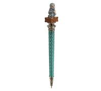 The Noble Collection Fantastic Beasts Demiguise Pen - 8in (21cm) Mini Sculpture atop Ballpoint Pen - Officially Licensed Fantastic Beasts Film Set Movie Prop Stationery Gifts
