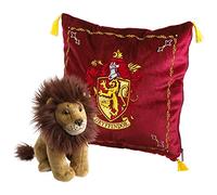 Peluche pack the noble collection harry potter leon mascota gryffindor + cojin gryffindor