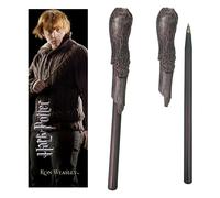 The Noble Collection Harry Potter - Bolígrafo Varita y Marcapáginas Ron Weasley