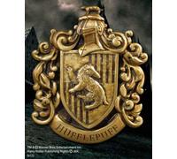 Escudo de pared the noble collection harry potter casa hufflepuff resina 20 x 28 cm