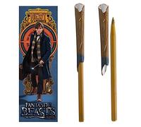 The Noble Collection Newt's Wand Pen & Bookmark
