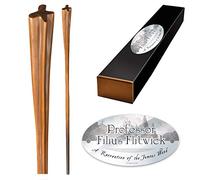Replica The Noble Collection Harry Potter Filius Flitwick Varita Con Caja Y Placa De Identificacion