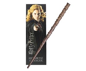 The Noble Collection Réplica Hermione Granger PVC Wand and Prismatic Bookmark, Multicolor