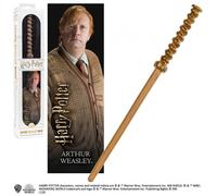 The noble collection réplica y marcapáginas arthur weasley - varita