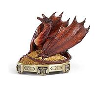 The Noble Collection - Quemador incienso The Hobbit Smaug, dragón pintado a mano 25,5 cm