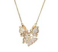 The Noble Collection Wicked. Glinda's Butterfly Necklace, one size, Metal, Cristal