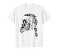 The Nordic Countries & Norse Viking Mythology Gift Camiseta gráfica económica, Hombre, Blanco, S