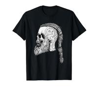 The Nordic Countries & Norse Viking Mythology Gift Camiseta gráfica económica, Hombre, Negro, XL