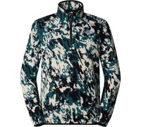 THE NORTH FACE 100 Glacier Printed 1/4 Zip - Hombre - Negro / Blanco - talla M- modelo 2025