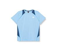 The North Face Ao Glacier Camiseta, Super Sonic Blue White Heather-Shady Blue, XXL para Hombre