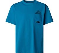 THE NORTH FACE B Sports Oversized Pocket Ss Tee Graph - Niño - Azul - talla 12 años- modelo 2026