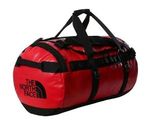 The North Face Base Camp Duffel M 71l Rojo/negro, Bolsa De Viaje Multisport, Poliéster Reciclado 1000d Con Refuerzo Balístico 840d, Acabados Repelentes, Asas Y Bandolera
