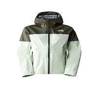 THE NORTH FACE Basin Dryvent Chaqueta, Lima Cream-New Topo Verde, XS para Mujer