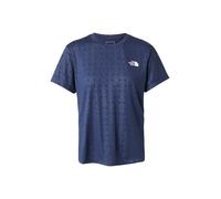 The North Face - Ropa de senderismo mujer - W Flex Geo Embossed Short Sleeve Reg Tee Summit Navy para Mujer - Talla S - Azul marino Azul marino S