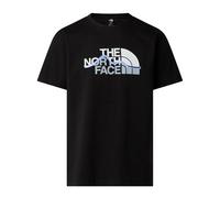 The North Face - Camiseta gráfica Recta Mountain Line para Hombre - TNF Black, M