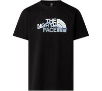 THE NORTH FACE - Camiseta gráfica Recta Mountain Line para Hombre - TNF Black, XL